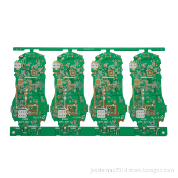 Remote control double-sided PCBs with immersion gold